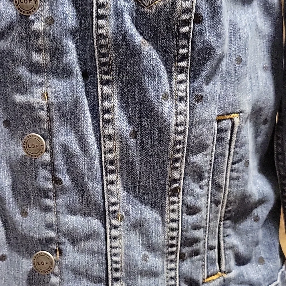 Loft Jean Jacket w polka dots - Picture 2 of 8